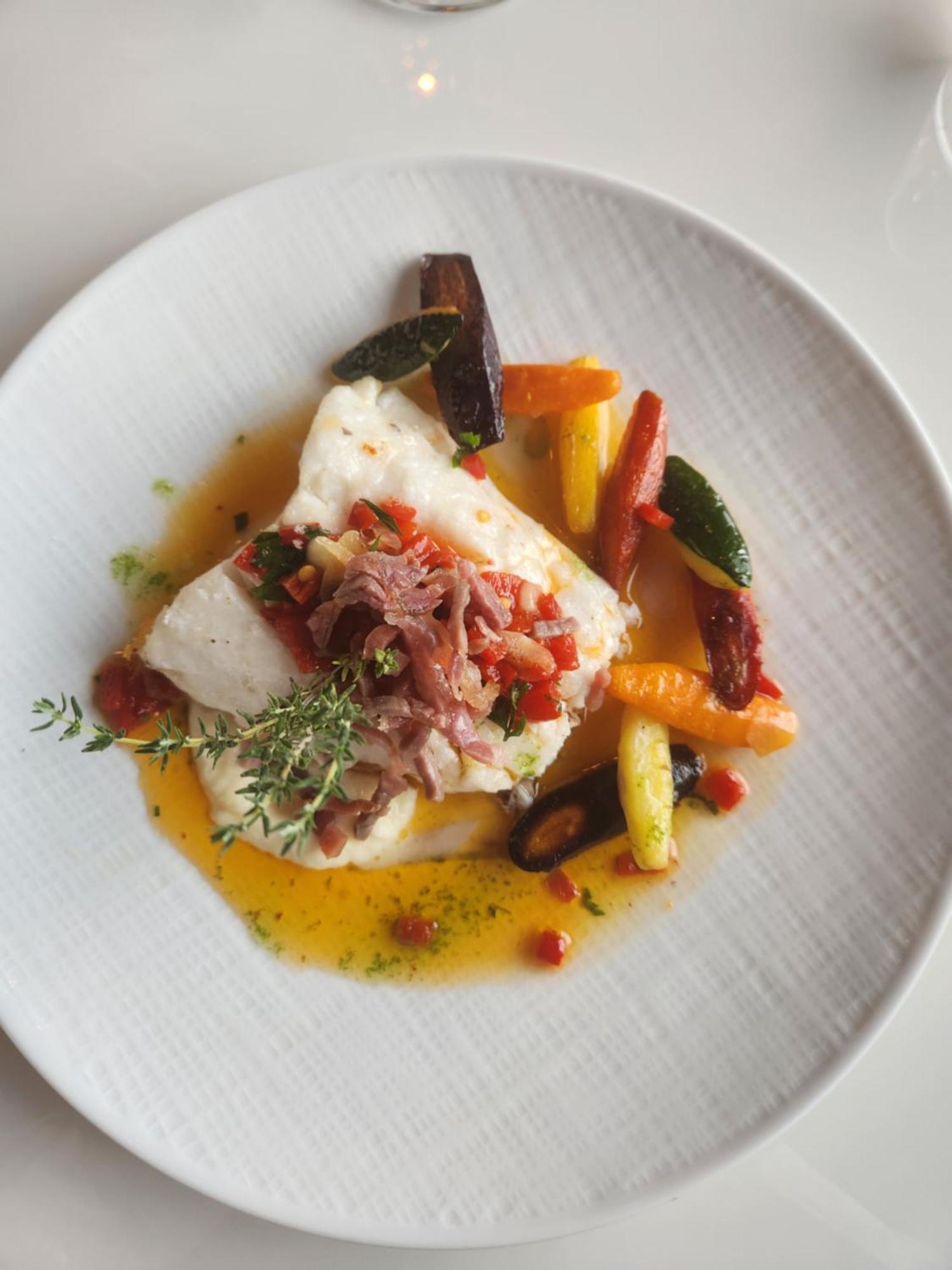Belfry & Spa By Ligne St Barth Lurdy Exteriér fotografie A plate of halibut